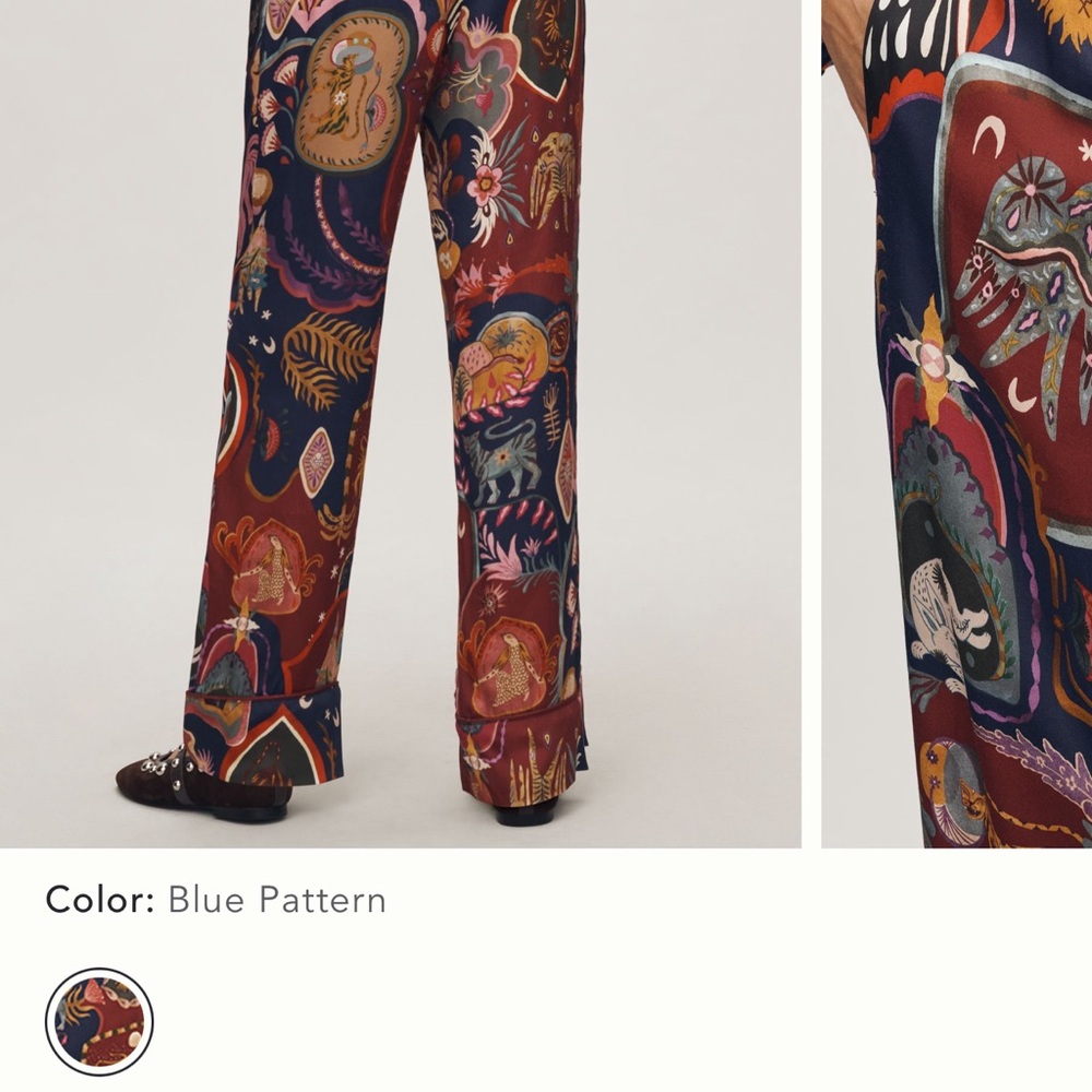 FARM Rio Multicolor Printed Straight-Leg Pants - Picture 3 of 6